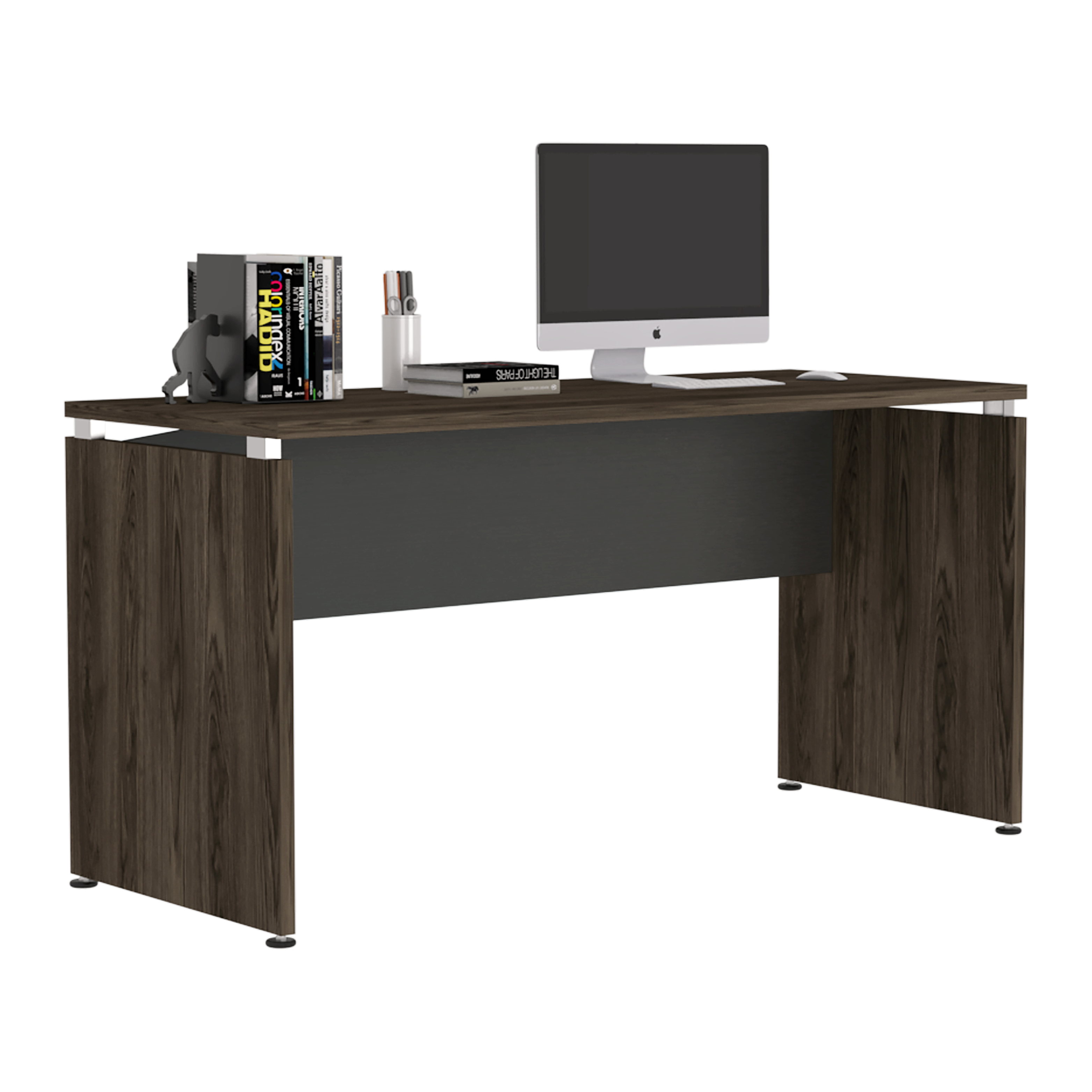 Mesa escritorio Home Office M150 RTA Wengue + Coñac