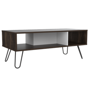 Mesa de Centro Vassel RTA Habano + Blanco