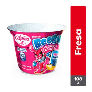 Gelatina Boggy fresa x108g