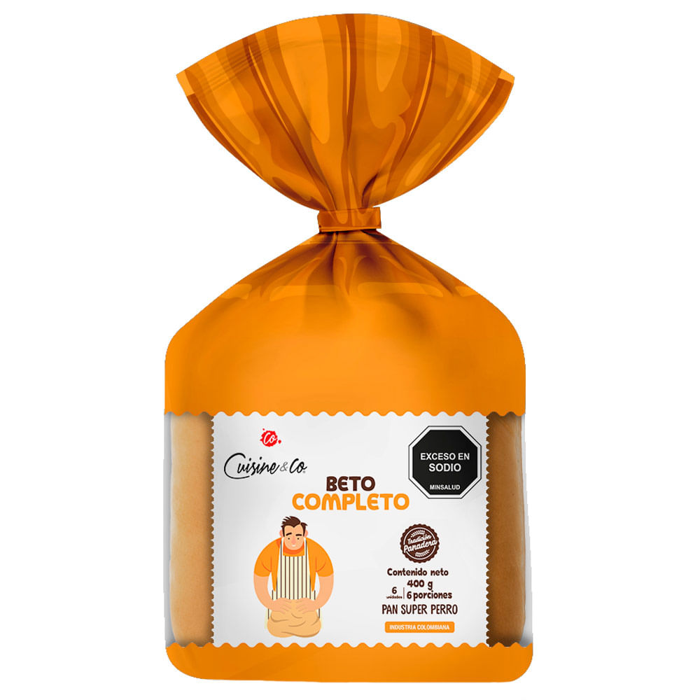 Pan Cuisine & Co Super perro x6und x400g