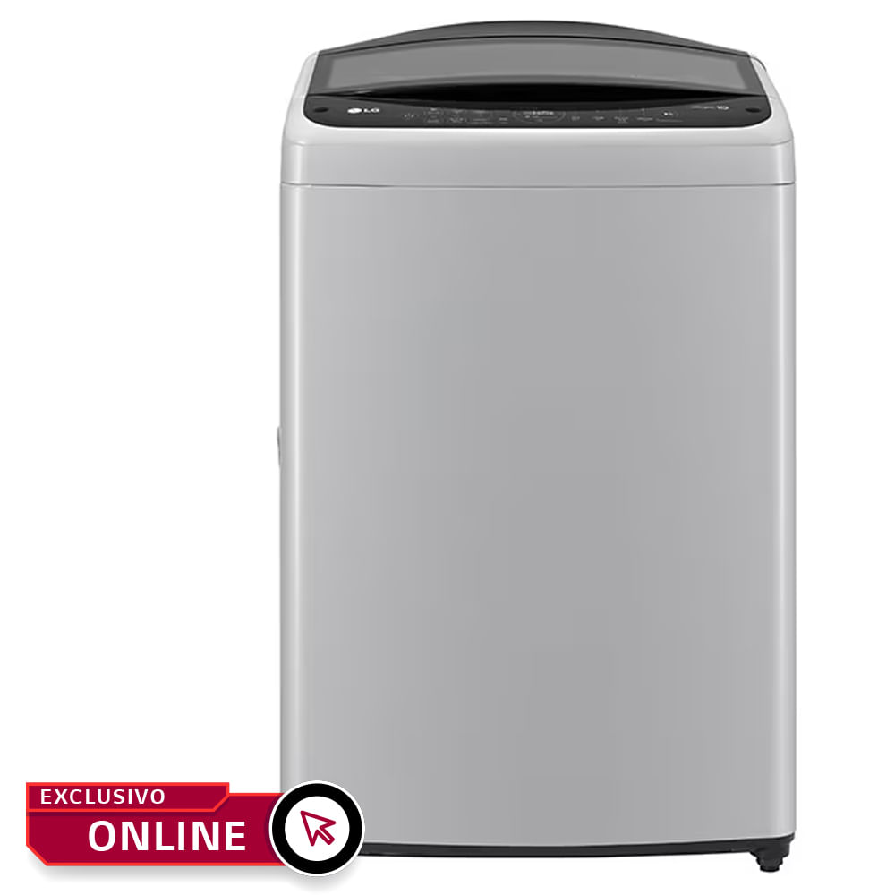Lavadora LG Carga Superior WT19DV6 19kg /42lb Plateado