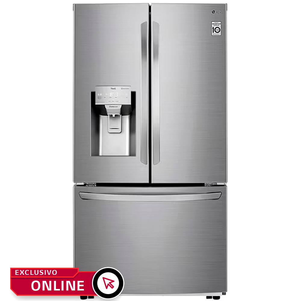Nevecón LG French Door GM78SGP 793L Plata