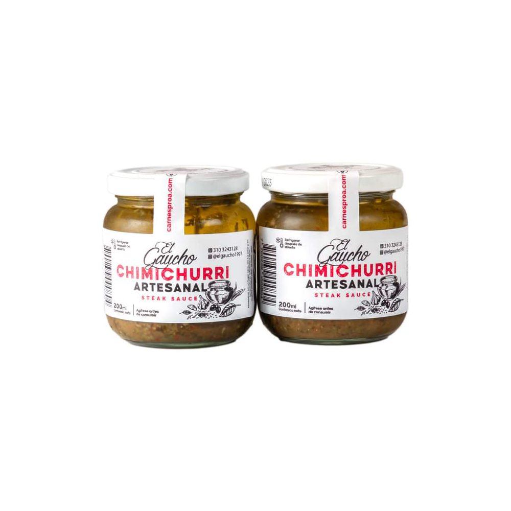 Chimichurri El Gaucho artesanal x200ml
