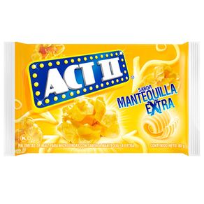 Palomitas Act ll mantequilla extra x80g