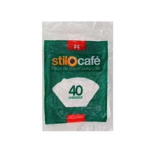 Filtro Stilocafe papel no.4 x40und