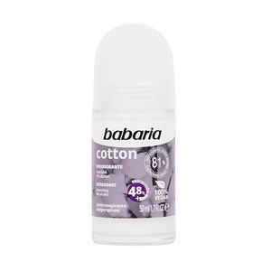 Desodorante Babaria antitranspirante rollon cotton x50ml