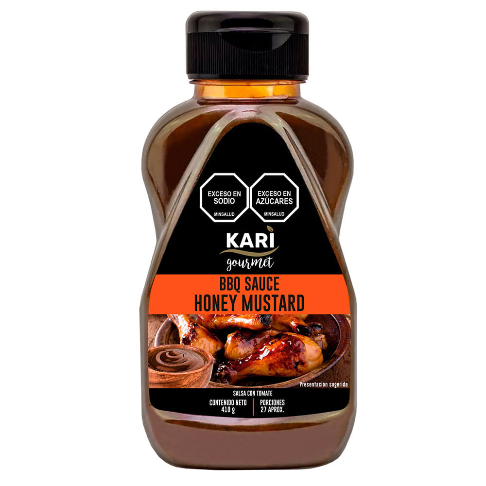 Salsa Kari BBQ miel mostaza gourmet x410g