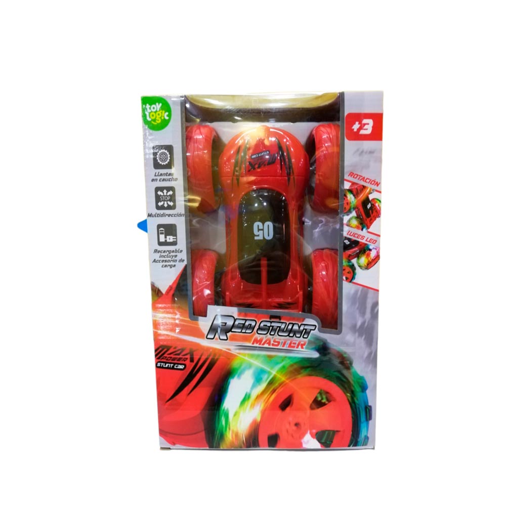 Carro R/C Red Stunt Master Toy Logic