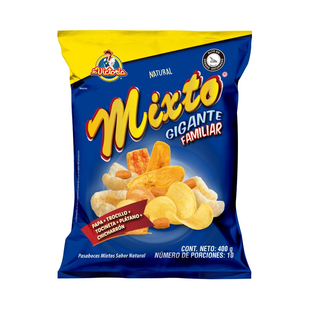 Pasabocas La Victoria mixto natural gigante x400g