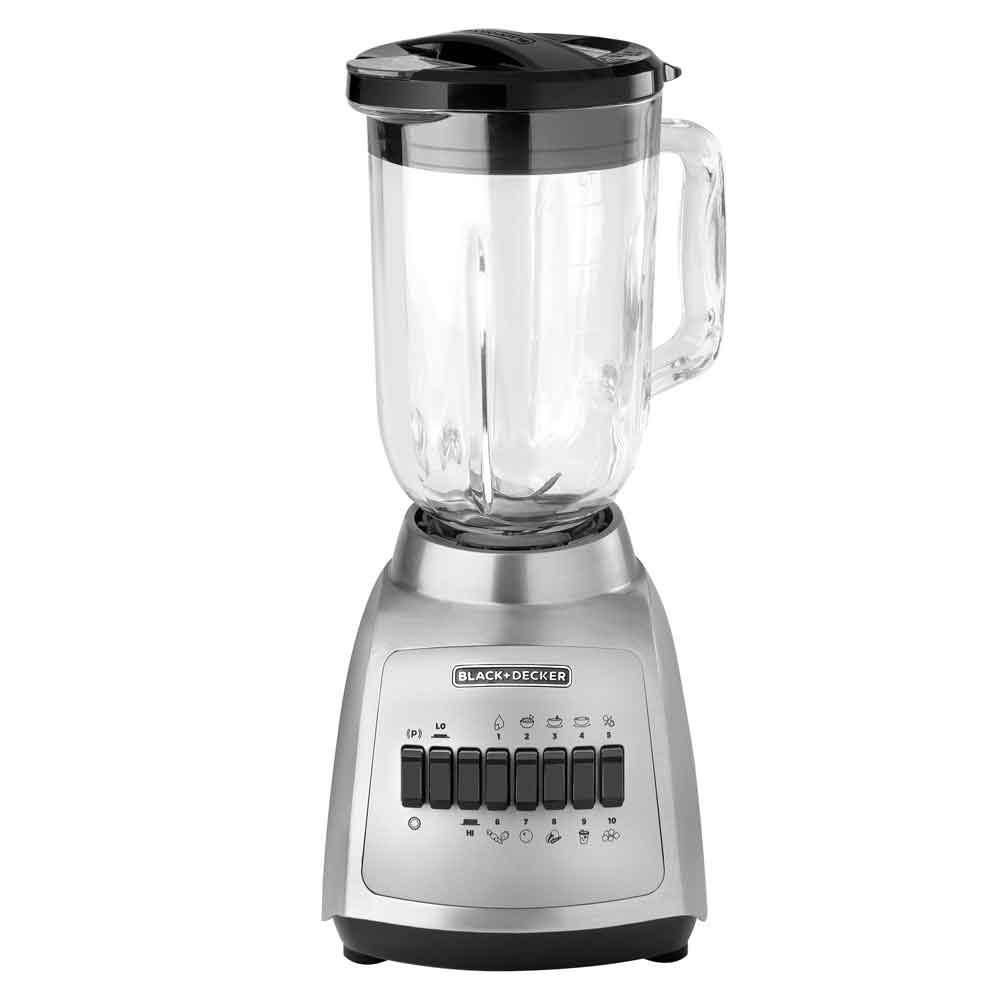 Licuadora Black & Decker BLBD210GSS 1.25L 10 velocidades