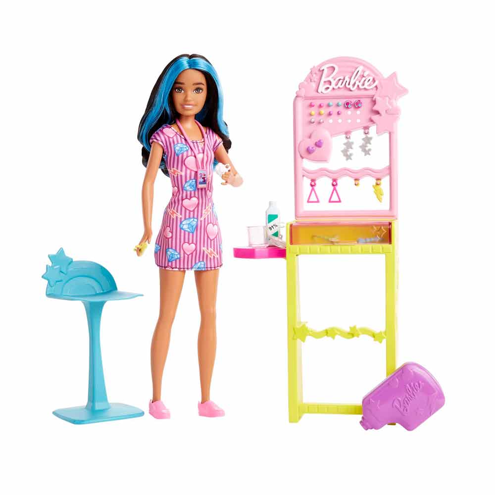 Barbie Set Skipper Perforadora de Orejas Mattel