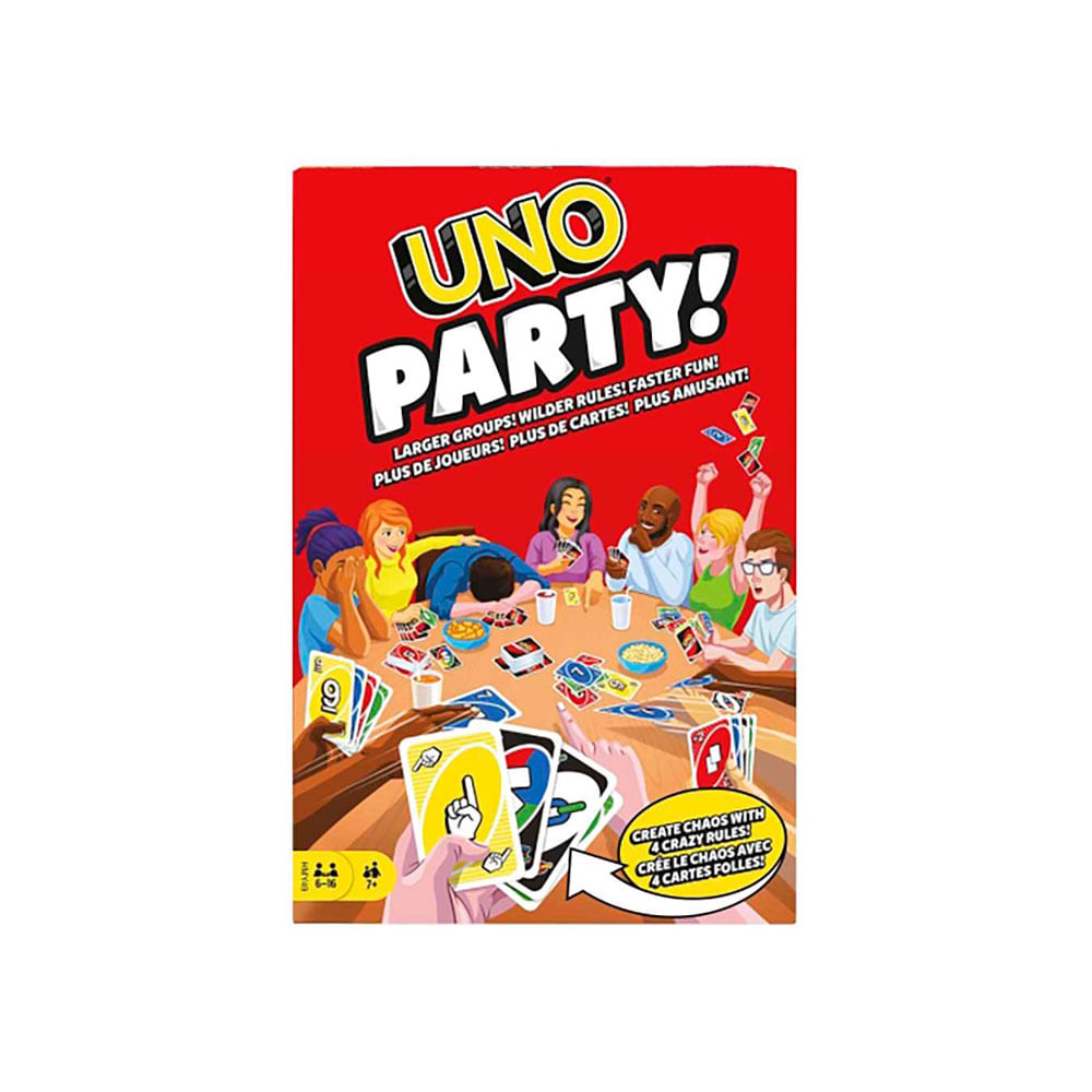 UNO Juego de Cartas Party Mattel