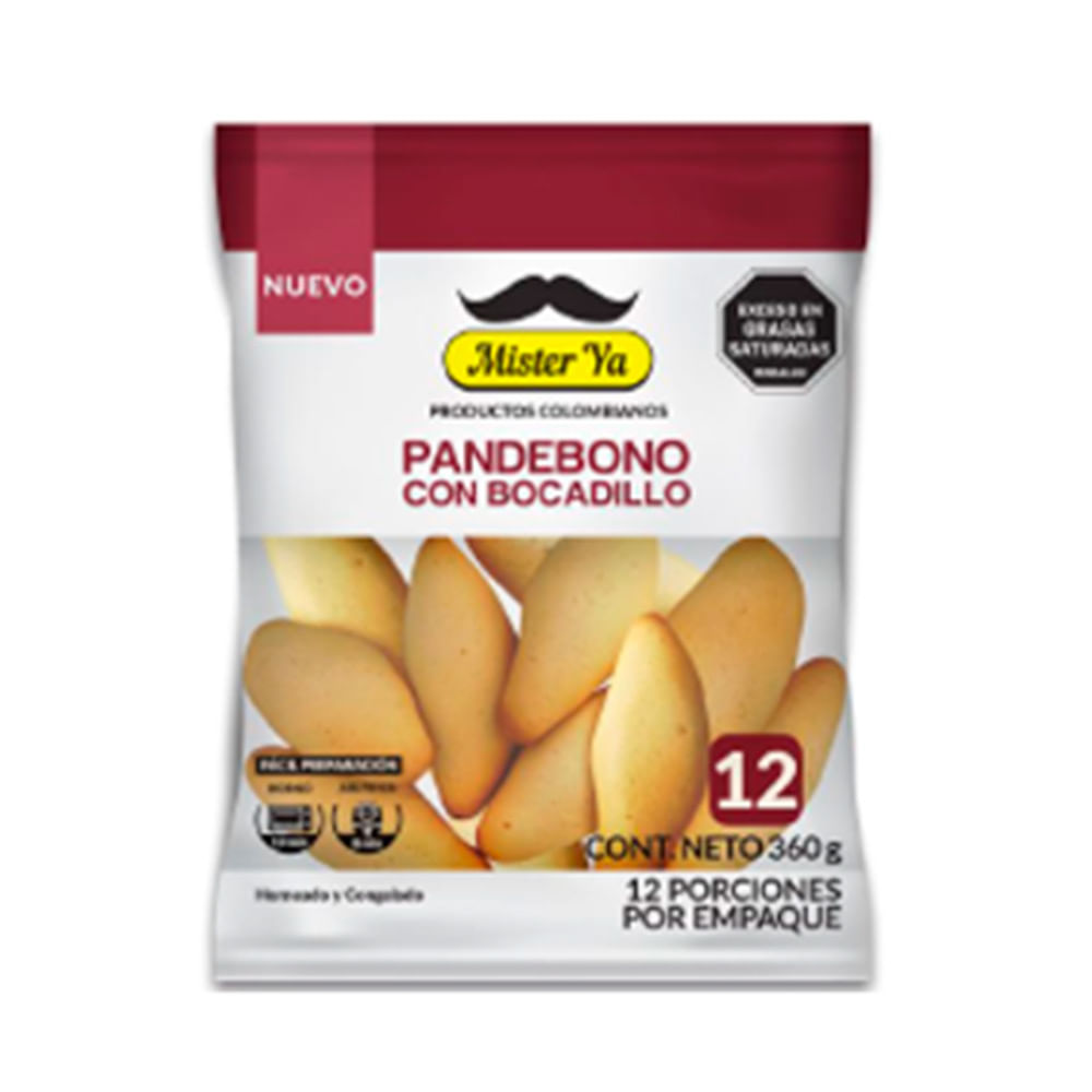 Pandebono Mister Ya bocadillo x12und x360g