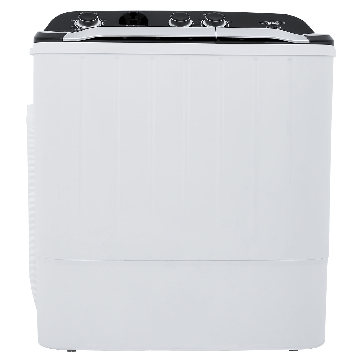 Lavadora Haceb Semiautomática 7kg Blanco LSA07EVI16B