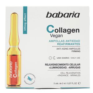 Ampollas Babaria colágeno vegano x5und x2ml c/u