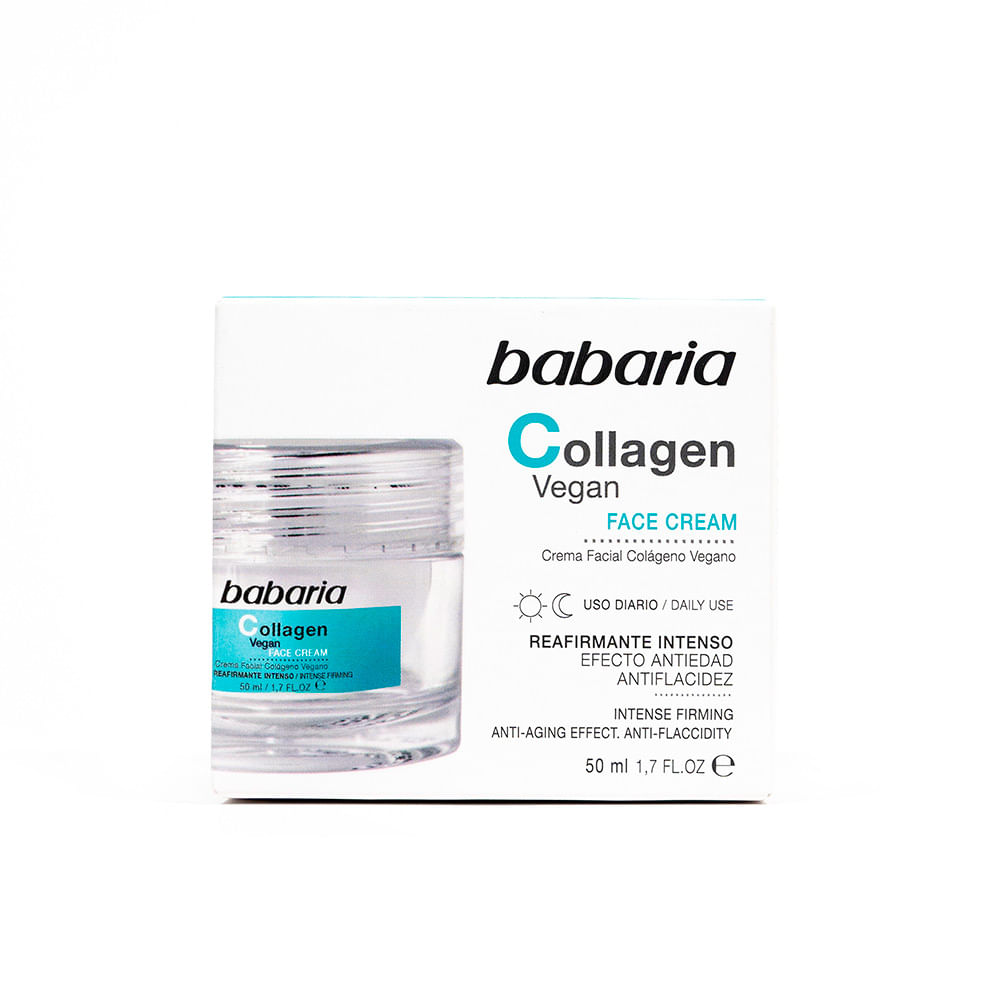 Crema Babaria facial colageno vegano x50ml