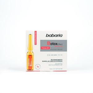 Ampollas Babaria efecto botox x5und x2ml c/u