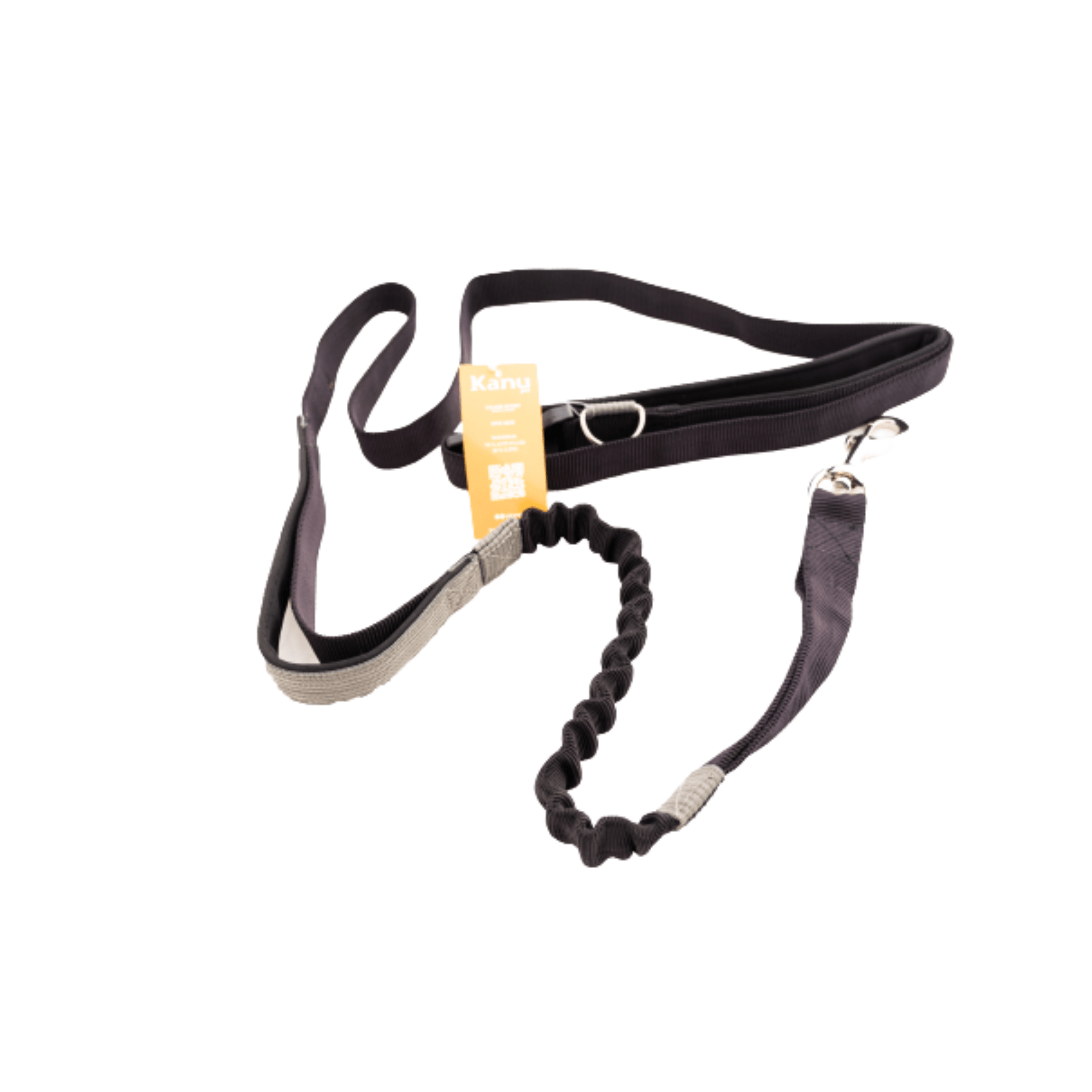 Correa Kanu Sport Negro Con Gris Para Perro