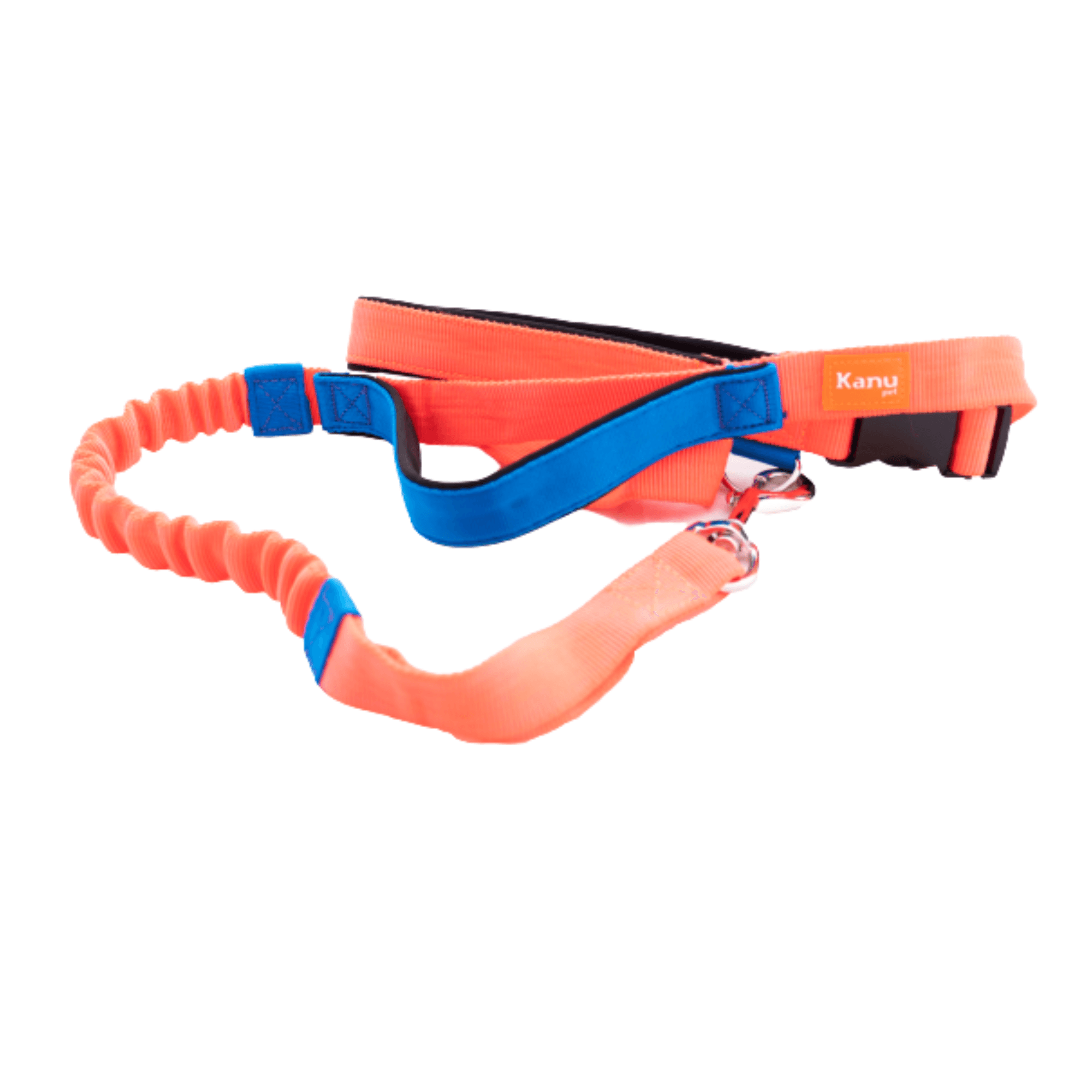 Correa Kanu Sport Naranja Con Azul Para Perro