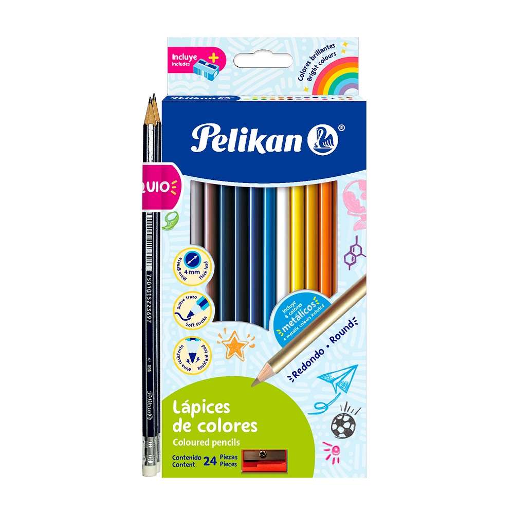 Colores Redondos Caja x24