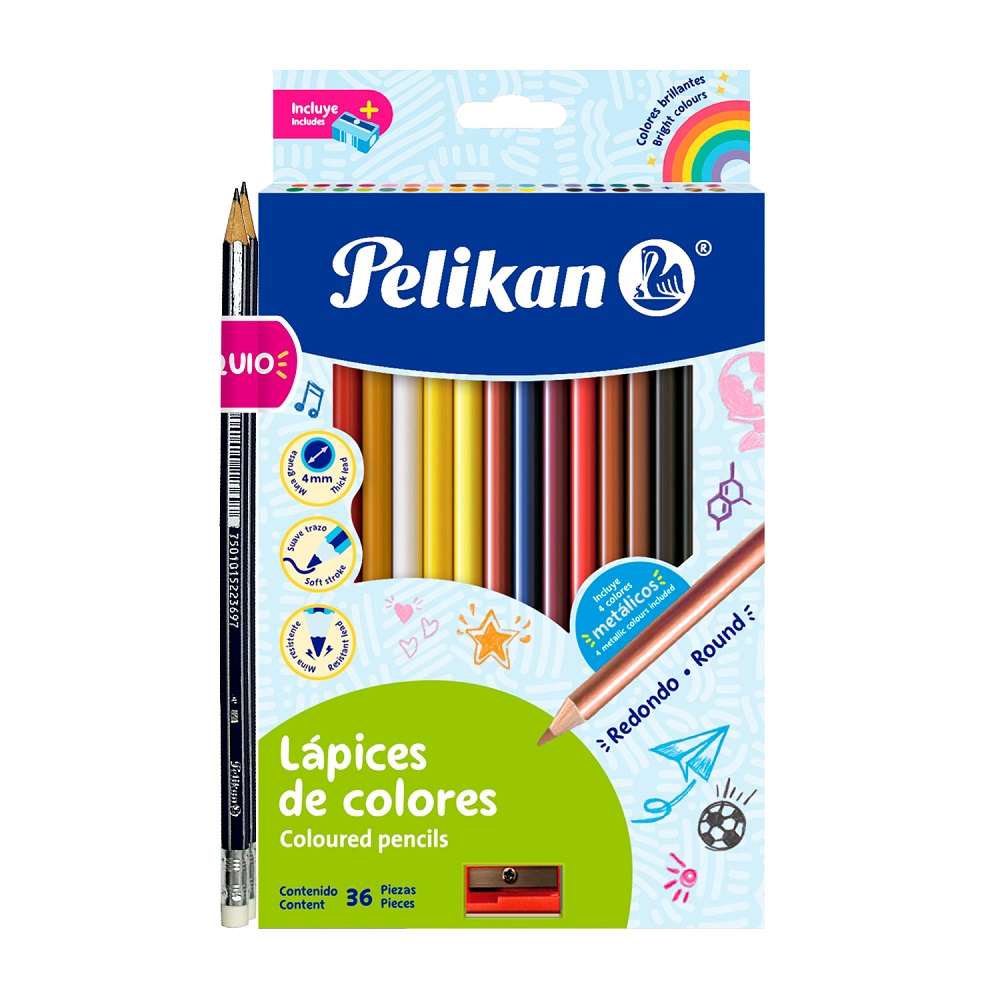 Lápices Colores  Caja 36