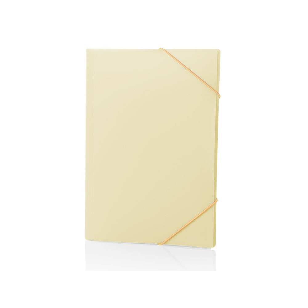 Carpeta Plástica Oficio Amarillo Pastel Scribe