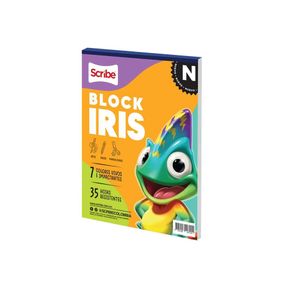 Block de Papel Iris Tamaño Carta 35 Hojas Scribe