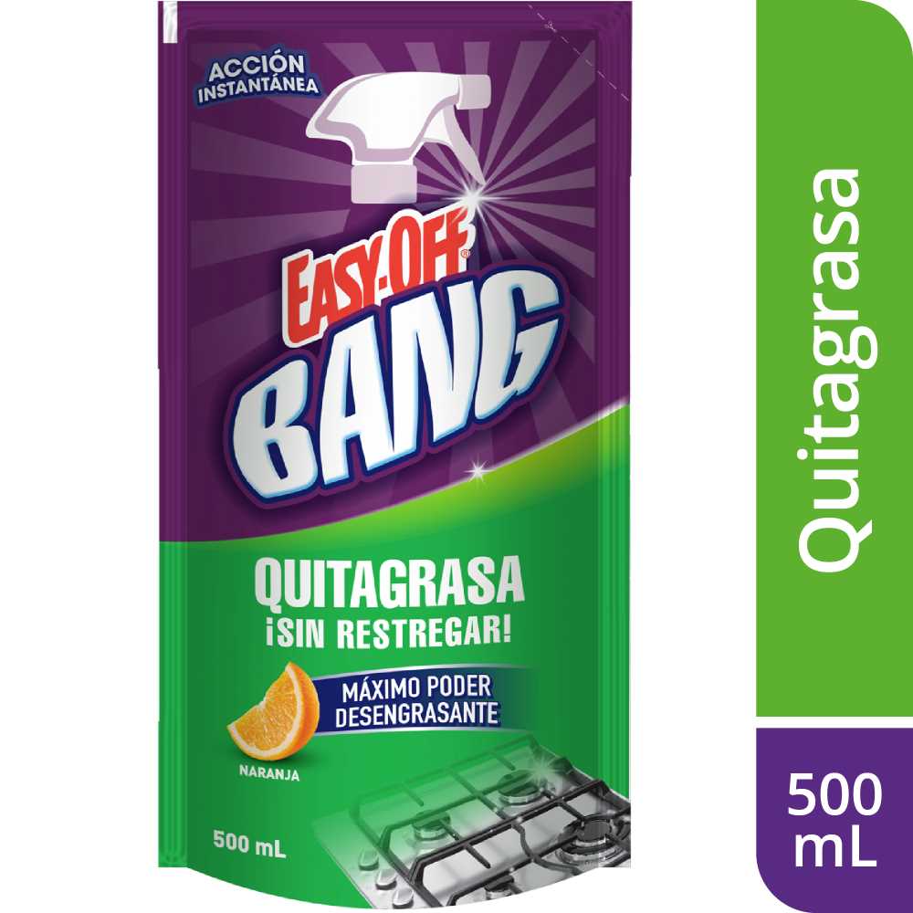 Quitagrasa Easy Off Bang Naranja x500ml