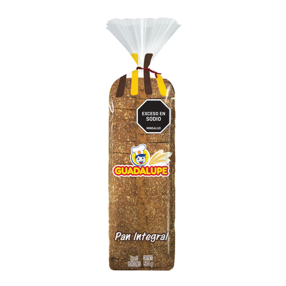 Pan Integral Extralargo Guadalupe x 570g