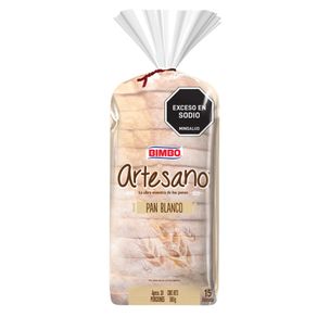 Pan Artesano Blanco Bimbo 500g