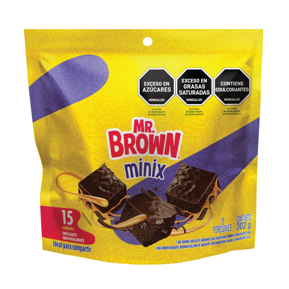 Minix Brownie Mr. brown  15 Und x 310g