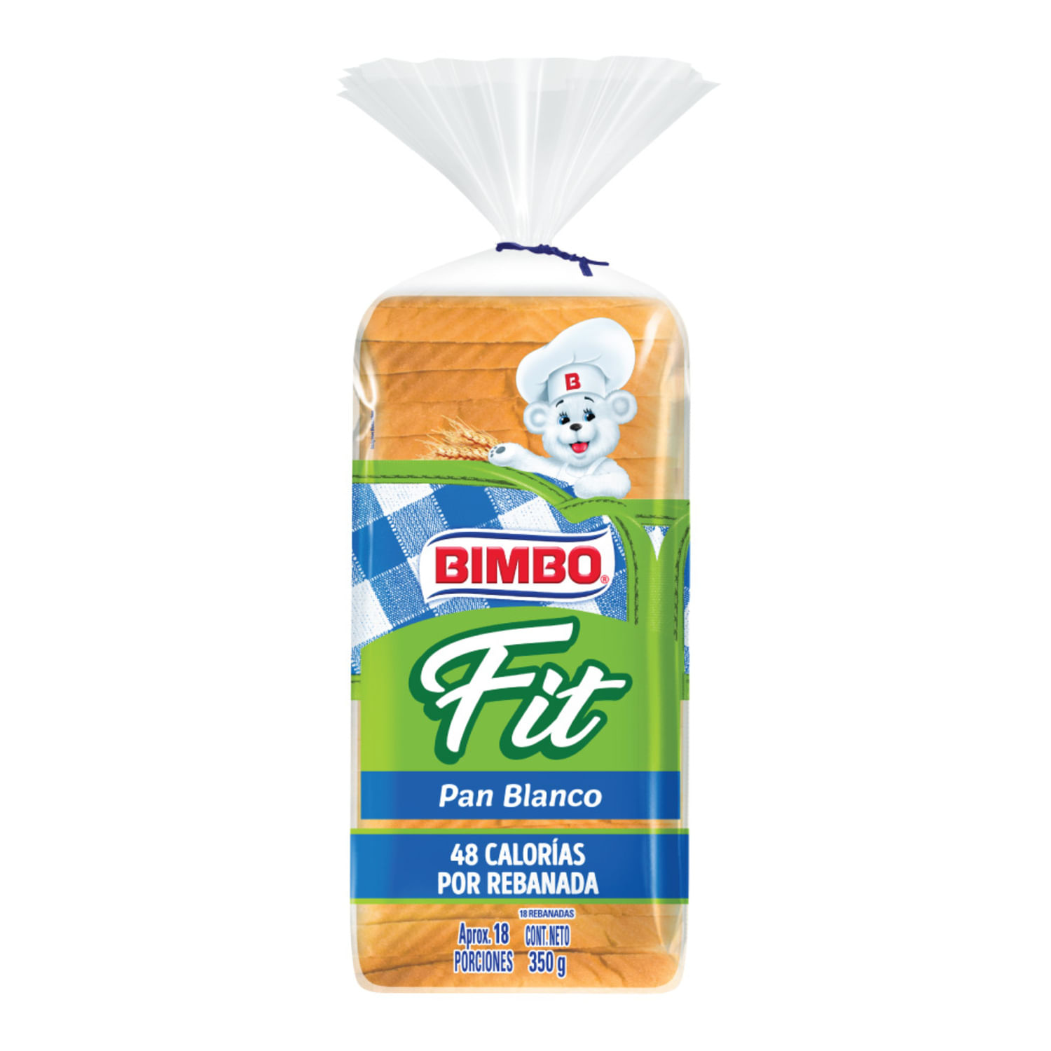 Pan Bimbo Fit blanco x350g
