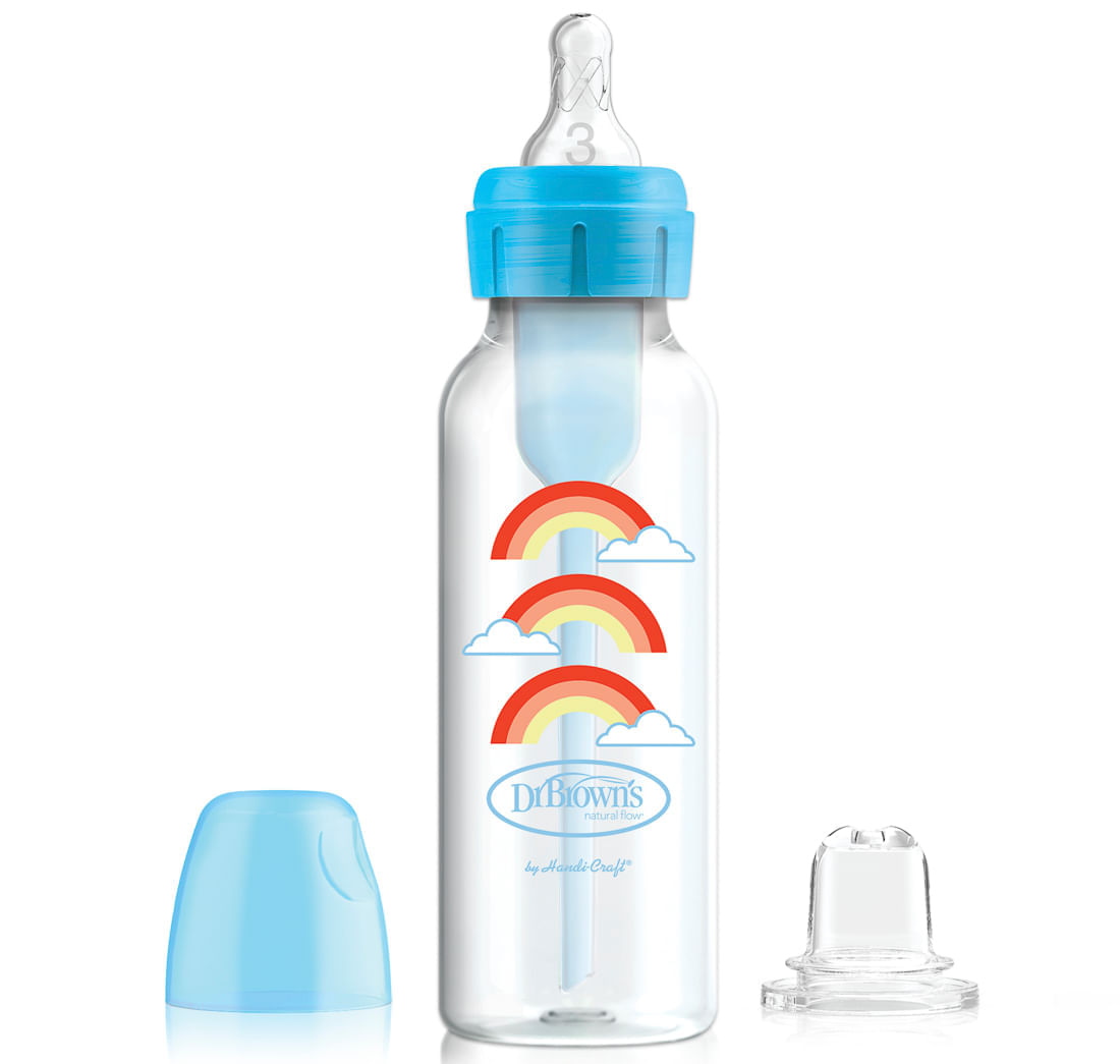 Kit Transición 2 en 1 Options 9oz Azul Dr. Brown's