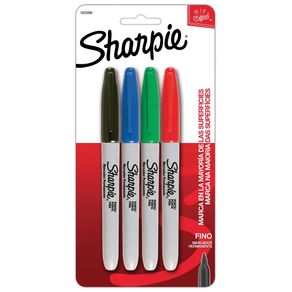 Marcador permanente Fine surtido x4und Sharpie