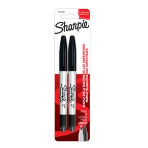 Marcador Twin Tip negro x2und Sharpie