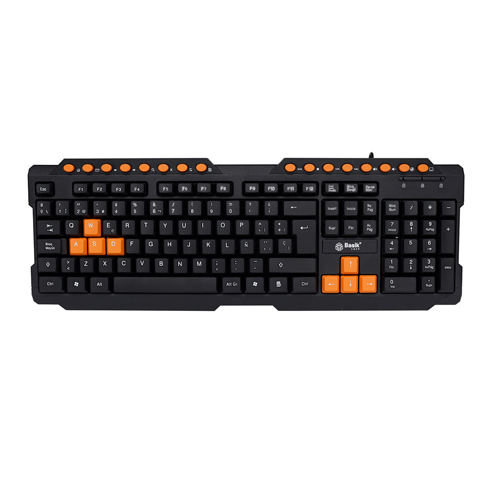 Teclado basik Jaltech 80165 multimedia