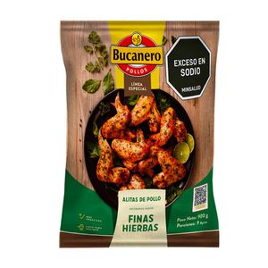 Alitas de Pollo Finas Hierbas Bucanero x10Und x900g