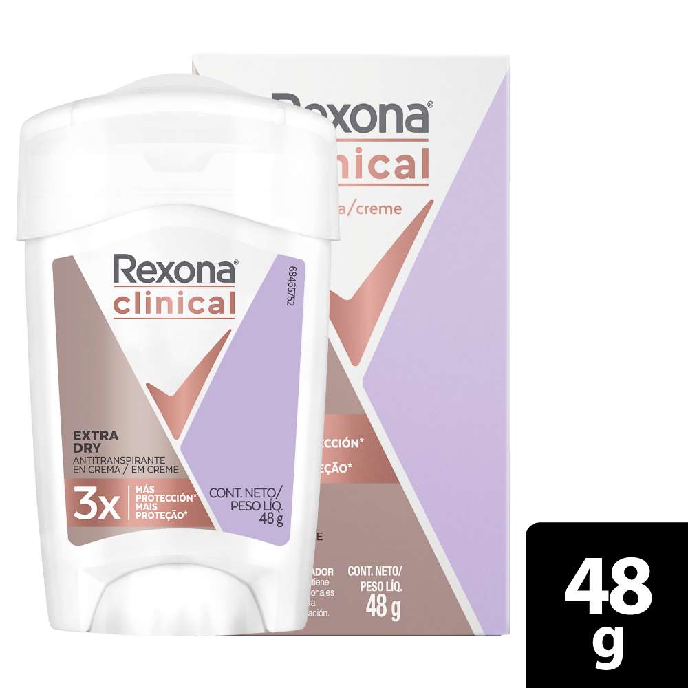 Desodorante Rexona Clinical Classic Crema 48grs