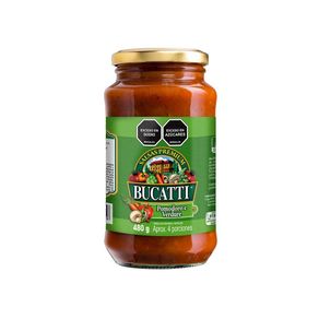 Salsa Bucatti de pomodoro verdura x480g