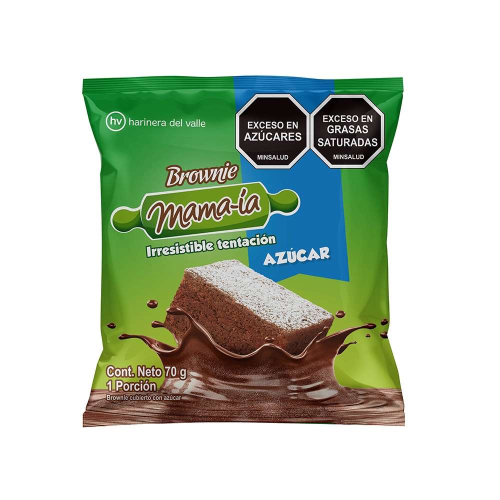 Brownie Mama-ia azúcar x 70g