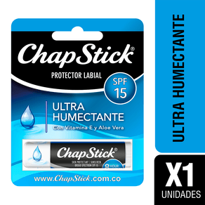 Protector Labial Chapstick humectante con Protección Solar SPF15 x1und