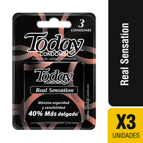 Condones Today Real Sensation x3Und