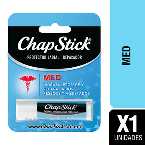 Protector Labial Chapstick medicado hidrata protege y repara labios x1und