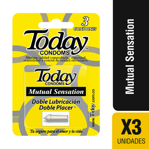 Condones Today mutual sensation x3und