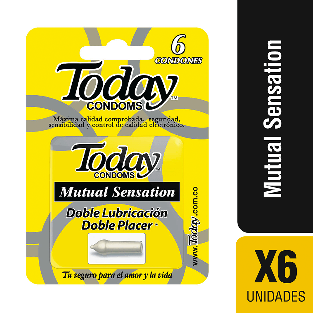 Condones Today mutual sensation x6und