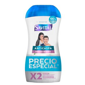 Shampoo Savital anticaspa x510ml + acondicionador x490ml