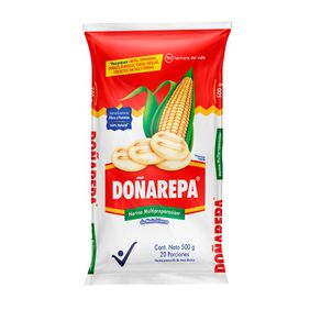 Harina Doñarepa extrafina maíz blanco x500g