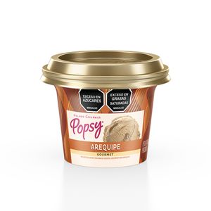 Helado Popsy arequipe gourmet vasito x60gr
