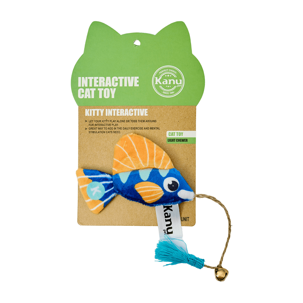 Kanu Pet Peluche Pez Azul Para Gato