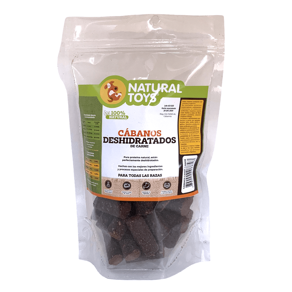 Snack Para Perro Natural Toys Cabano Deshidratado x200g
